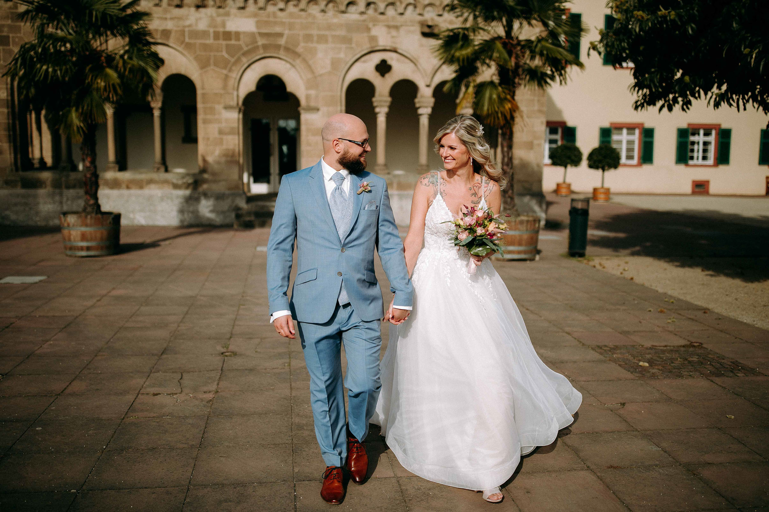 Standesamtliche Trauung im Louissaal Bad Homburg. Hochzeitsfotos in Bad Homburg.