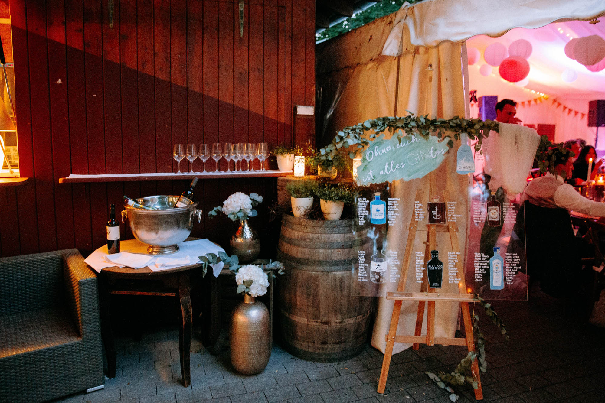 Das Brunnenwärterhaus in Bad Nauheim ist eine naturnahe Hochzeitslocation mit Parkgarten, freier Trauung unter Linden und Zeltfeiern
