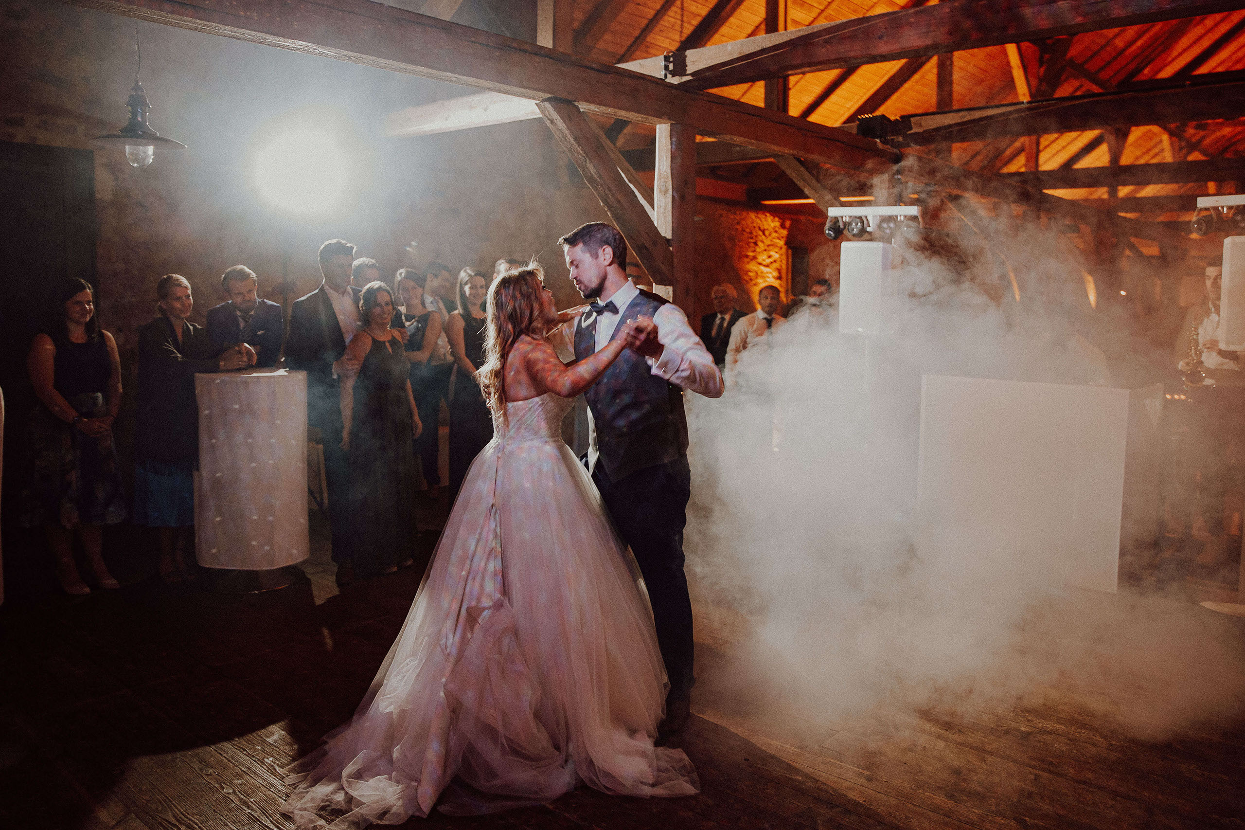 Abendliche Feier Hochzeit