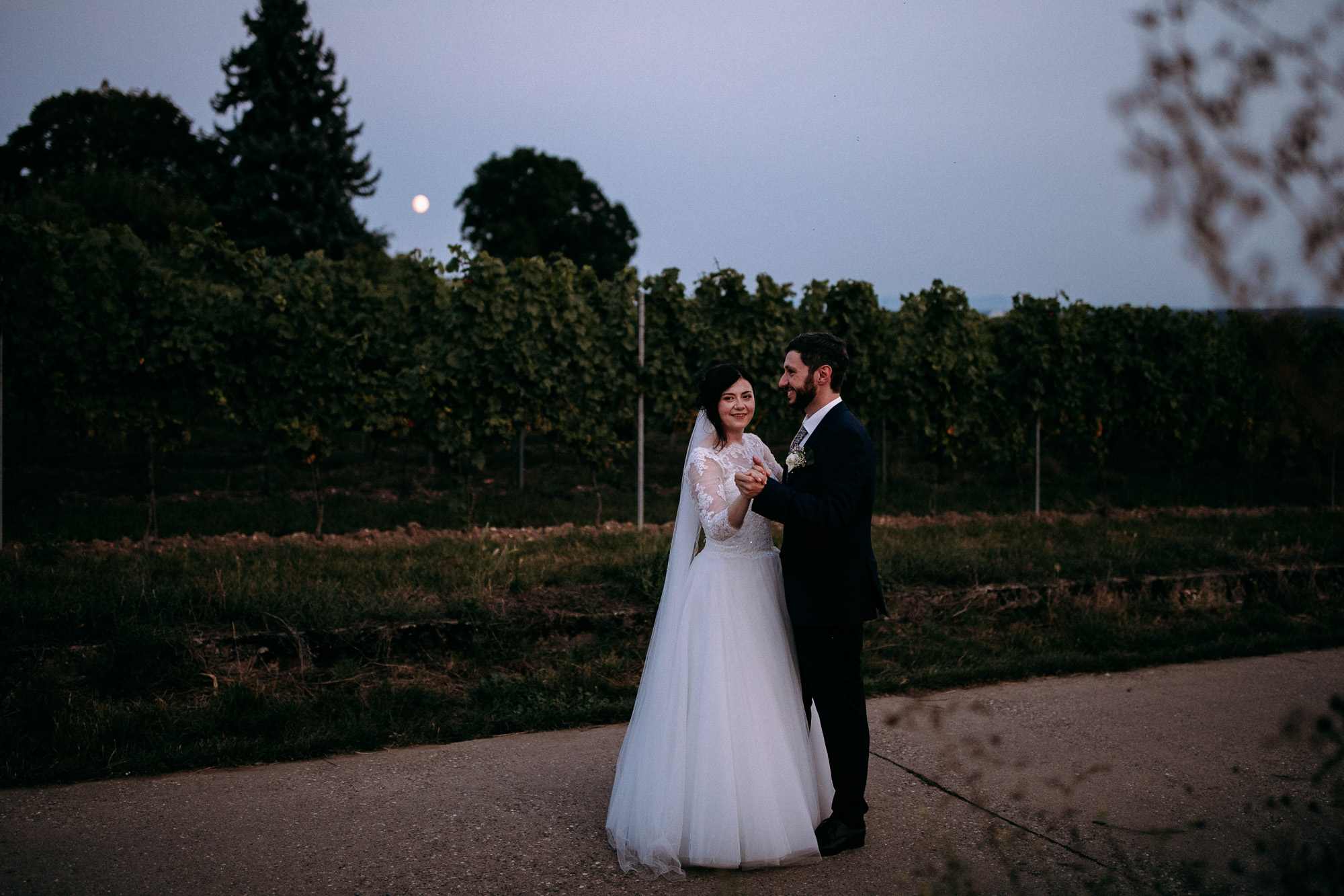 Mediterranes Flair, Weinberge und Rheinblick: Die Hochheimer Terrasse ist eine der romantischsten Hochzeitslocations im Rheingau.