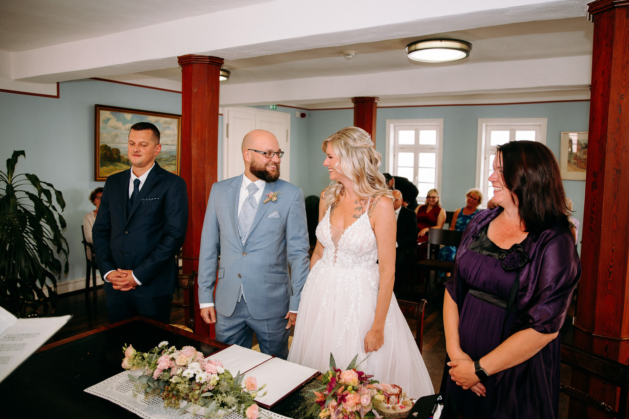 Standesamtliche Trauung im Standesamt Bad Homburg (Schulberg)