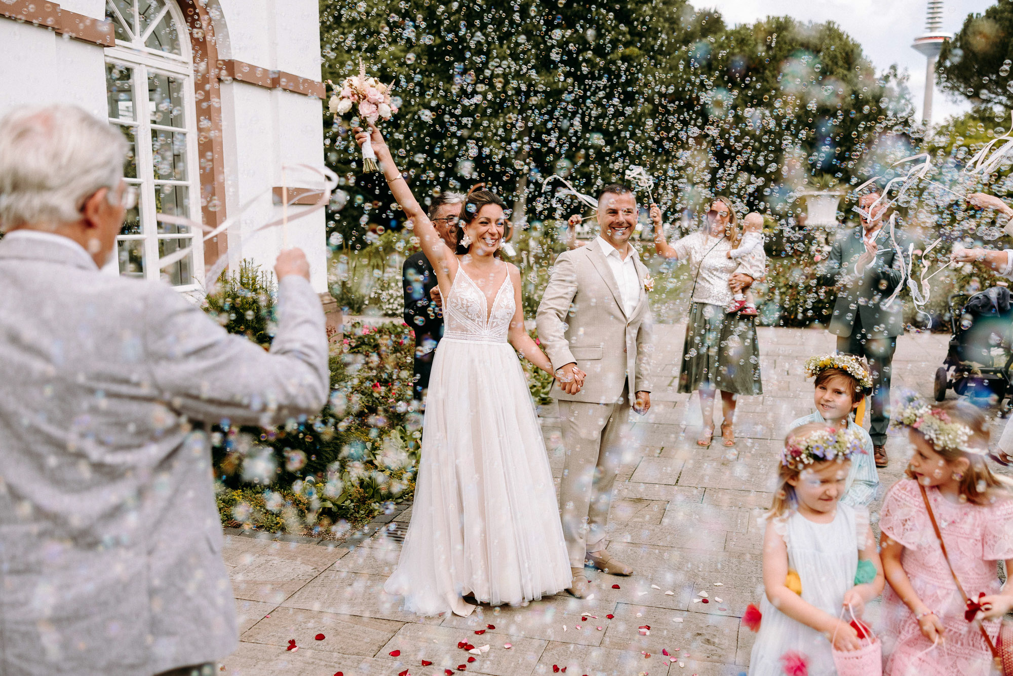 Standesamtliche Trauung im Standesamt Palmengarten in Frankfurt