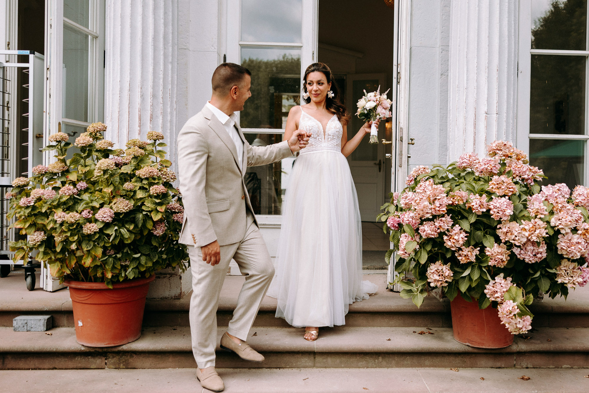 Standesamtliche Trauung im Standesamt Palmengarten in Frankfurt