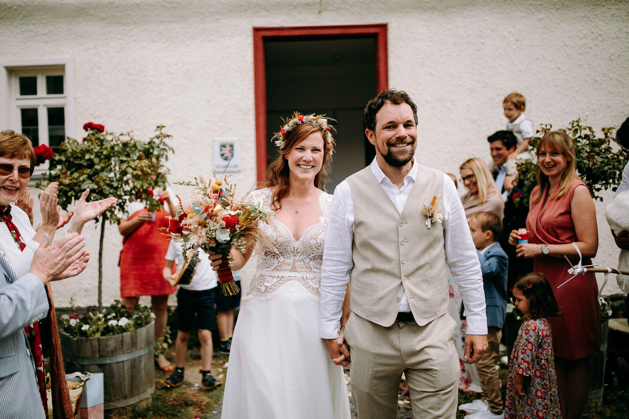 Standesamtliche Traung im Hessenpark in Neuanspach. 