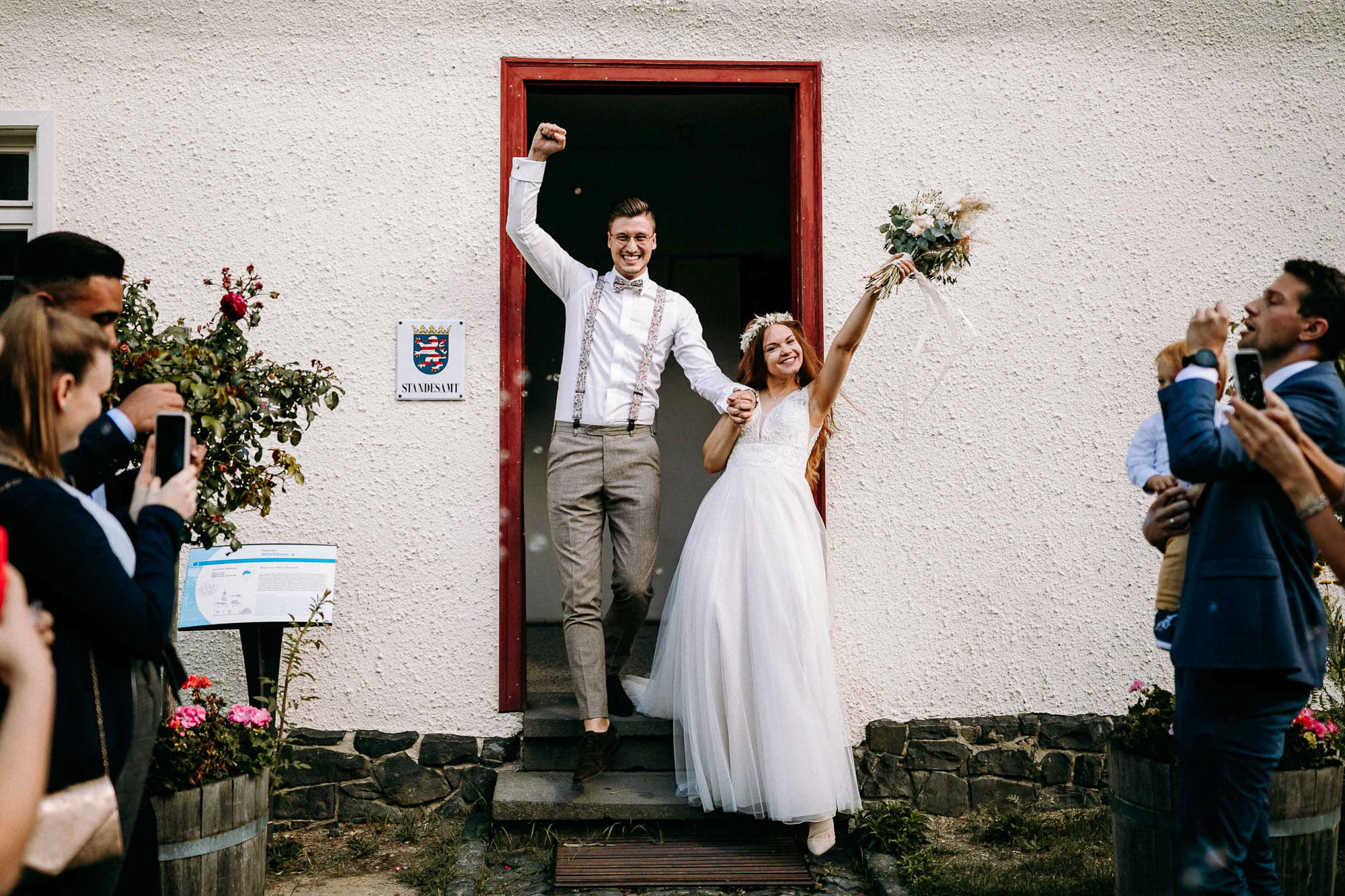 Standesamtliche Traung im Hessenpark in Neuanspach. 