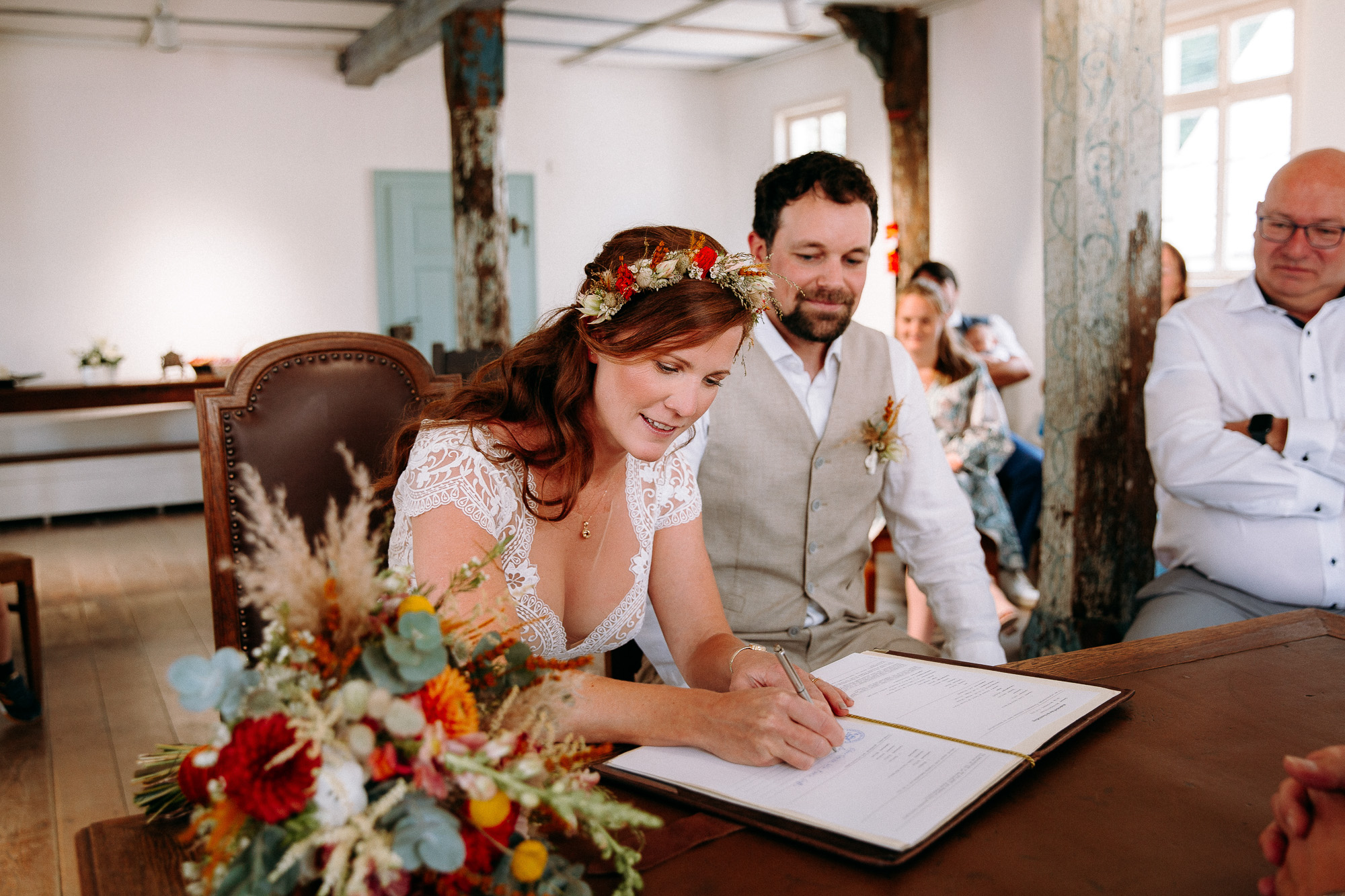 Standesamtliche Traung im Hessenpark in Neuanspach. 