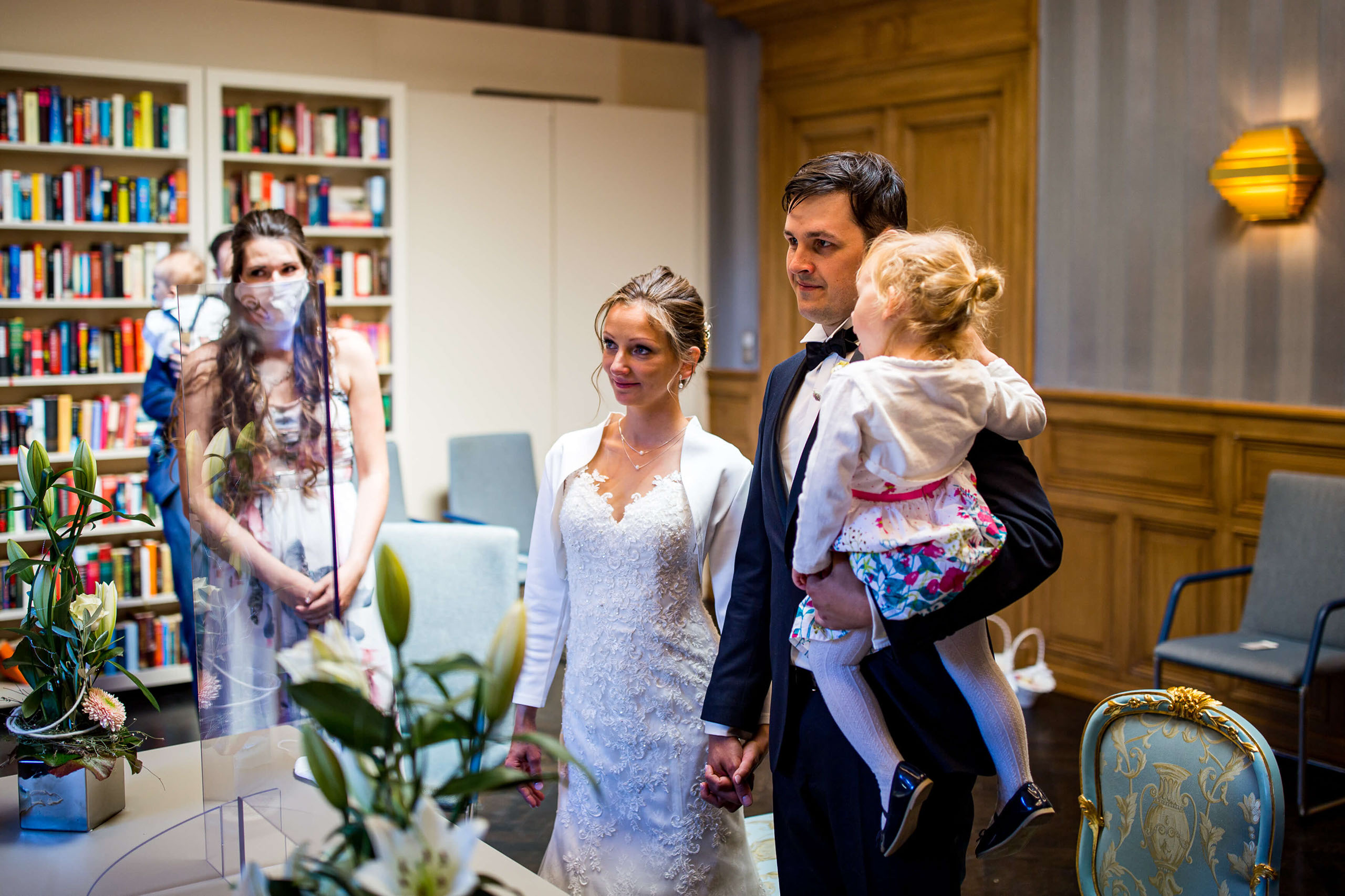 Der Trausaal vom Kaiser-Wilhelms-Bad in Bad Homrbug. Standesamtliche Trauung im Kurpark in Bad Homburg.