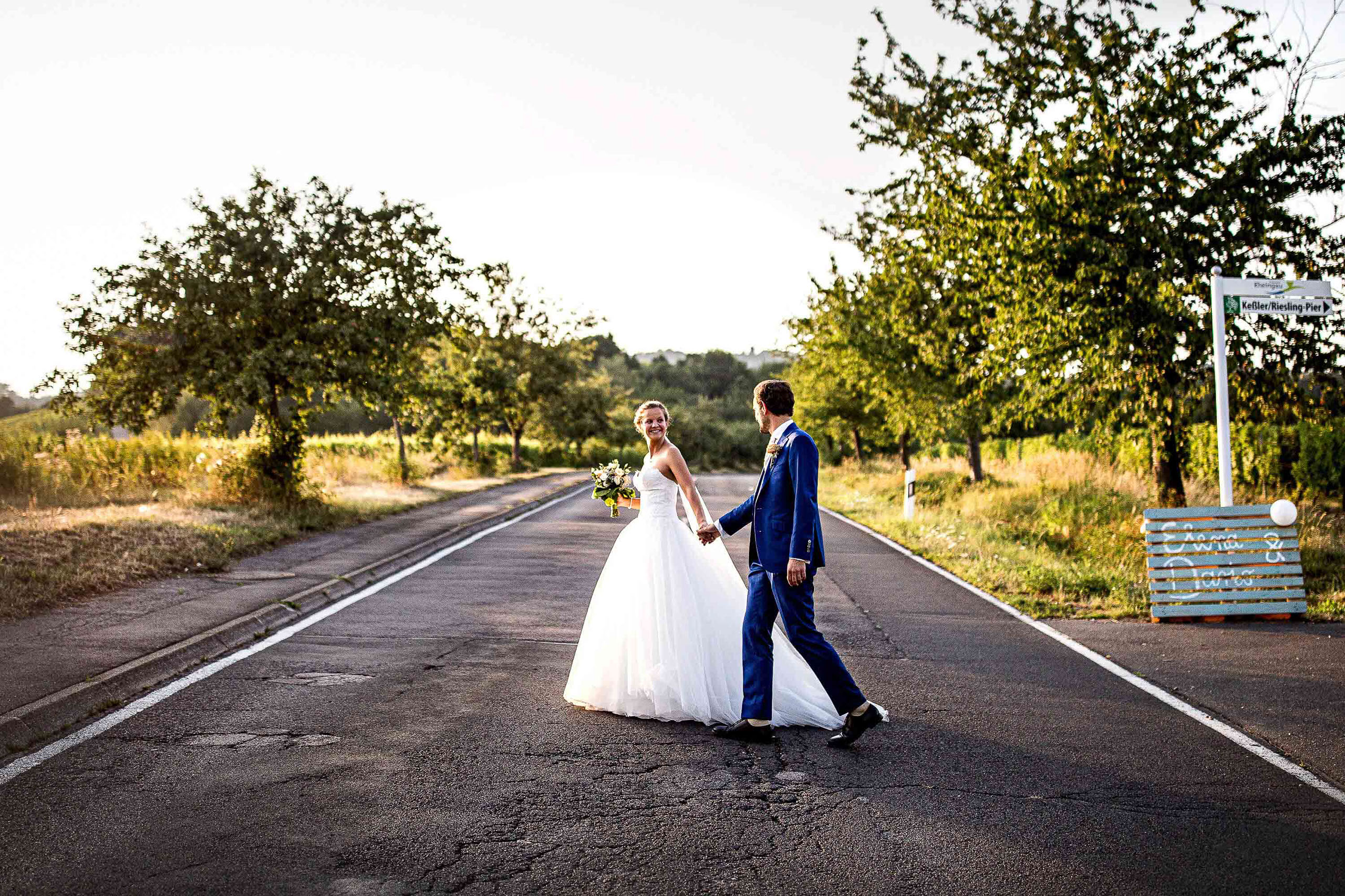 Hochzeitsfotos nach der standesamtlichen Hochzeit in Kronberg.