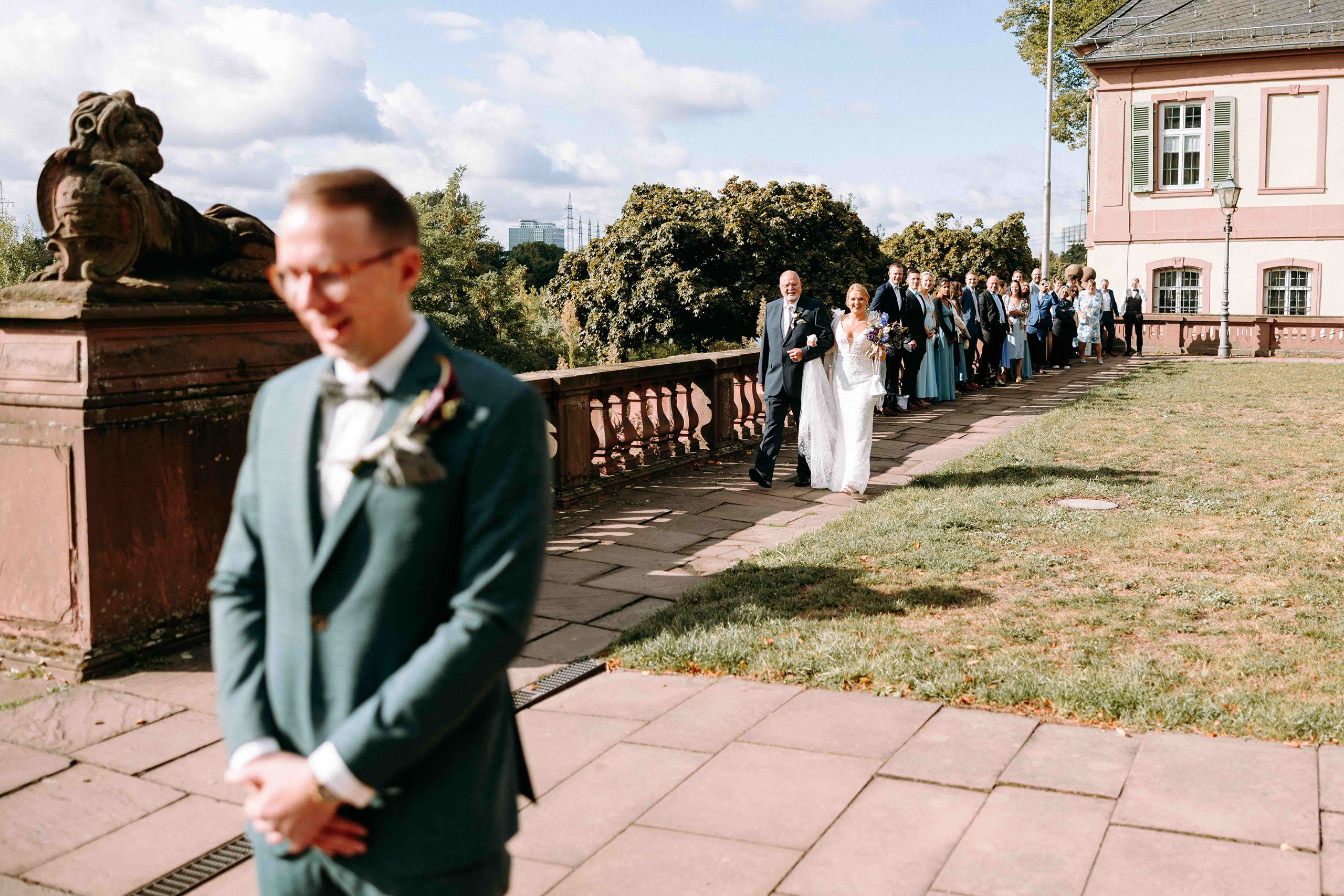 Standesamtliche Trauung im Standesamt Frankfurt-Höchst Bolongaropalast